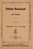 DEUTSCHES WOCHENSCHACH / 1916 vol 32, no 26
